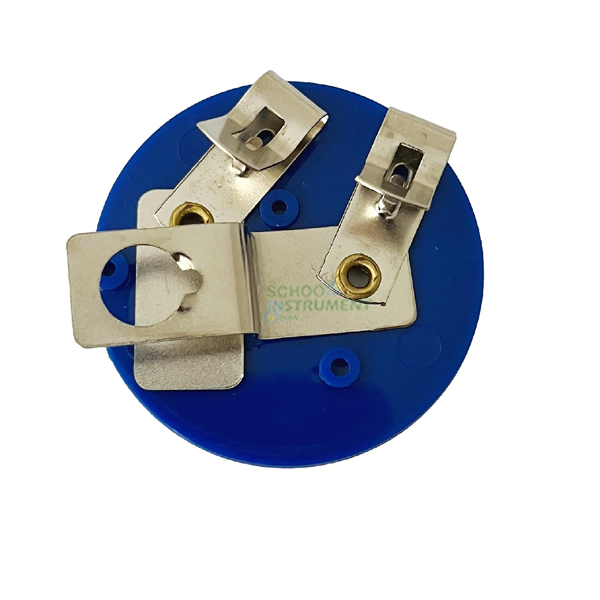 Miniature Lamp Holder, Fahnestock Clips